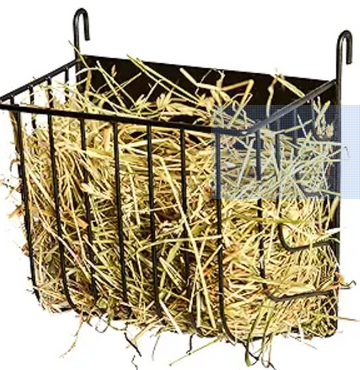 Hay Feeder for Rabbit, Guinea Pig, Bunny, Chinchilla, Heavy Duty Metal Rack Hay Holder - 7.3x4.3x6.7 inch
